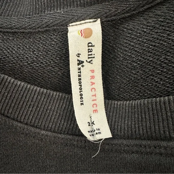 Anthropologie Dark Grey Sweater Dress - Picture 6 of 6